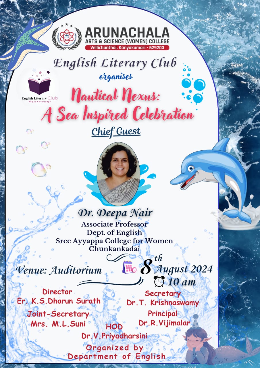 Sailing into a new era of literary adventures! 🌊 The grand *Inauguration of the English Literary Club* 