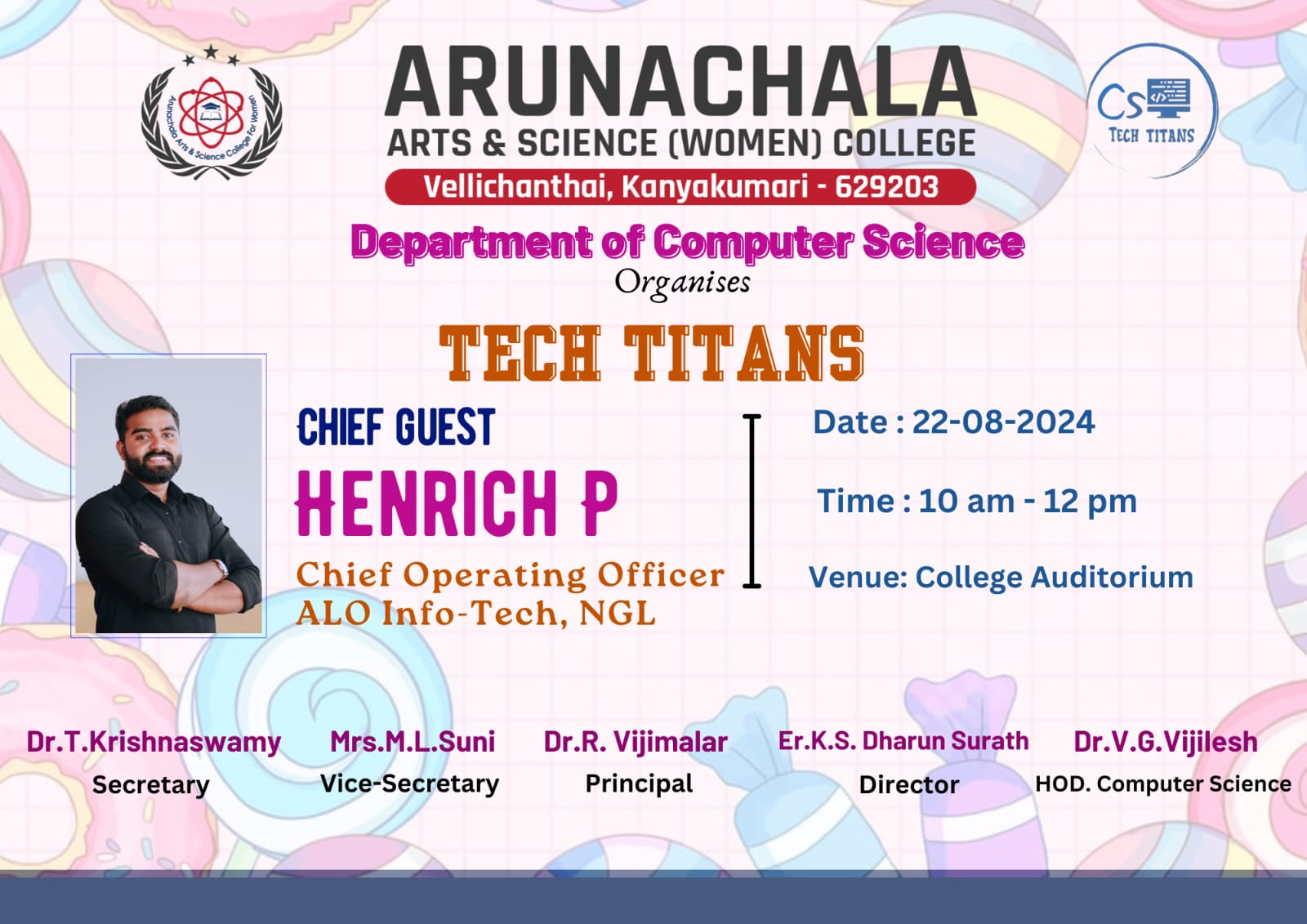 Department of Computer Science organizes Tech Titans