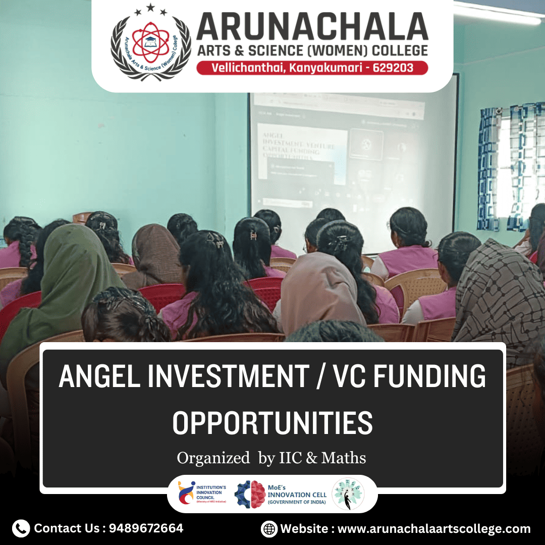 🎓 Angel Investment & VC Funding Opportunities | Department of Mathematics | IIC